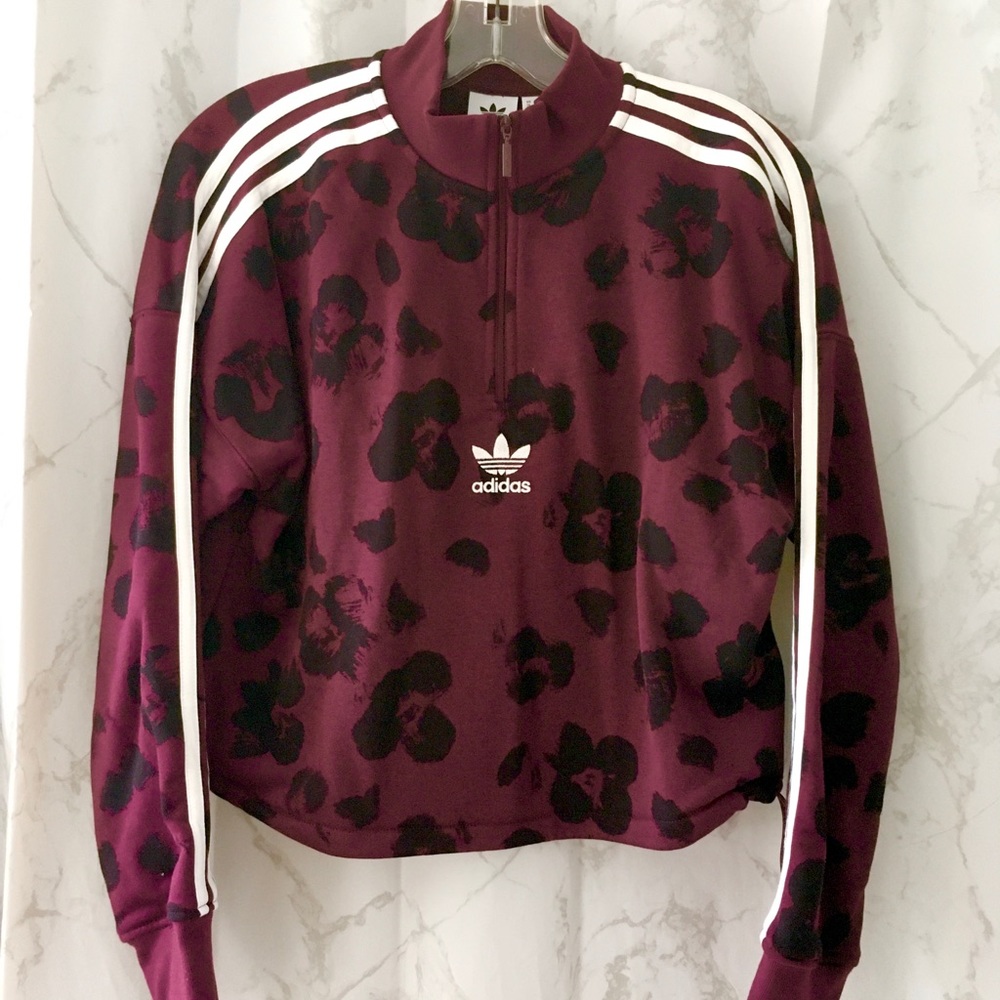 Brand new adidas cropped sweater